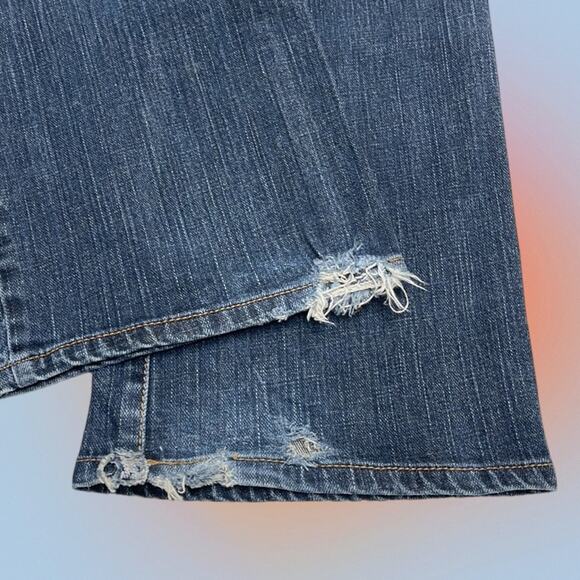 LOFT Women’s 8 CURVY BOOT Blue Jeans - Picture 4 of 4